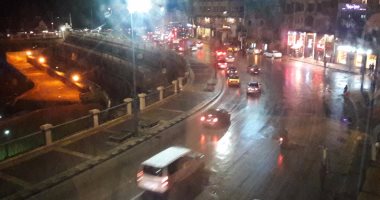 هطول أمطار متوسطة على مناطق متفرقة من الإسكندرية