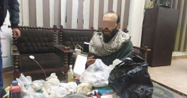 بالصور.. ضبط دجال يمارس أعمال السحر بمدينة أبو كبير بالشرقية