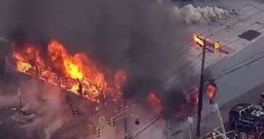حريق هائل فى مبنى للاجئين بالسويد وإصابة 20 شخصا