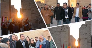 تعامد الشمس على قدس الأقداس بمعبد الكرنك