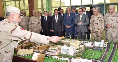 السيسى خلال افتتاح تطوير مستشفى القبة العسكرى: لابد من البحث عن مصادر تمويل للمشروعات.. ظروف البلد صعبة لازم كل واحد يمد إيده ويحط حاجة.. ويطالب بنتائج تحاليل طبية لا يشكك فيها أحد بالعالم