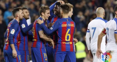 بالفيديو.. برشلونة يتأهل لثمن نهائى الكأس بسباعية فى هيركوليس