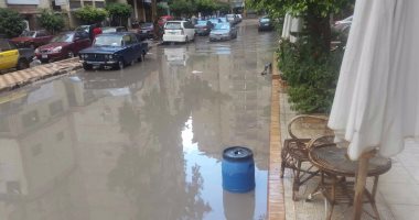 بالصور.. غرق منطقة سيدى بشر شرقى الإسكندرية بمياه الأمطار