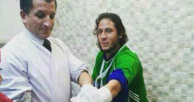 بالصور.. عملية جراحية لمهاجم طنطا تبعده عن الملاعب حتى الدور الثانى