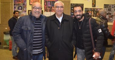 بالصور.. خالد حجاج عبد العظيم يحتفل بـ"مرة واحد" فى حضور والده ومحمد النقلى