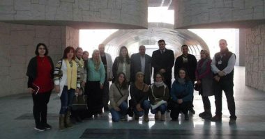 متحف الحضارة يستقبل باحثين من جامعة حلوان وجامعة wurzburg الألمانية