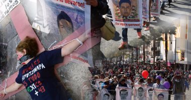 احتجاجات فى المكسيك فى ذكرى مقتل 43 طالبا على أيدى عصابات مسلحة