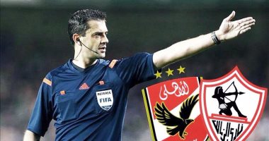 طاقم حكام قمة الأهلى والزمالك يصل القاهرة 
