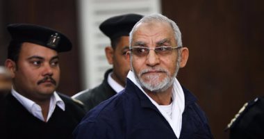 استئناف محاكمة بديع و92 آخرين فى "أحداث بنى سويف" اليوم