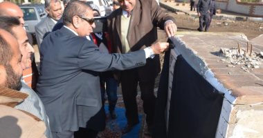 بالفيديو والصور.. محافظ كفر الشيخ يضع حجر الأساس لكوبرى الحامول