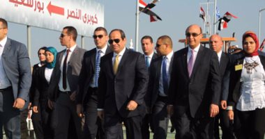 بالصور.. السيسي: بورسعيد مدينة الصمود والتحدى ورمز عظيم للمصريين
