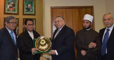 السيد محمود الشريف وكيل البرلمان يستقبل السفير الاندونيسى
