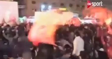  on sport ..بالفيديو .. فرحة جماهير الأهلى على المقاهى بهدف التقدم على الزمالك