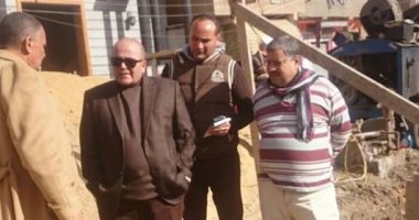 بالصور.. رئيس مدينة السنطة يتابع إنشاء المقر الجديد للوحدة المحلية بالجميزة