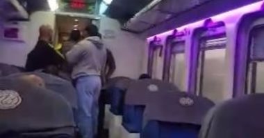 عطل فنى بقطار مميز يتسبب فى تأخره عن رحلته لمدة 25 دقيقة بسوهاج