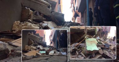 بالصور..النيابة الإدارية تعاين عقار عزبة الصفيح المنهار بعد مصرع 8 أشخاص 