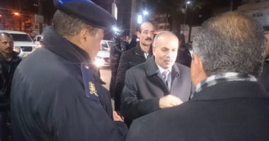 بالصور.. مدير أمن بورسعيد يتفقد تأمين الكنائس فى احتفالات رأس السنة