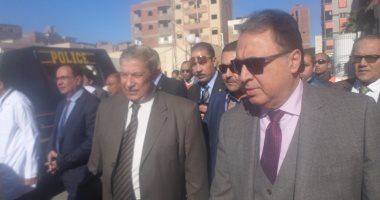 بالصور..وزير الصحة ومحافظ الإسماعيلية يفتتحان أقساماً جديدة بمستشفى الأورام