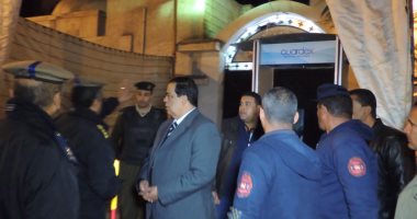 بالصور.. مدير أمن كفر الشيخ يقدم التهنئة بأعياد الميلاد ويتفقد تأمينات الكنائس