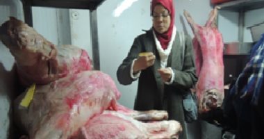 ضبط مدير مصنع لاتهامه بحيازة لحوم مجهولة المصدر فى أوسيم 