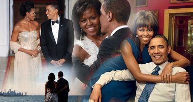 20 صورة تلخص قصة حب باراك وميشيل أوباما من 2008 لـ2017