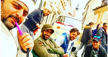شيكو ينشر صورة تجمعه بهشام ماجد وفهمى.. ومتابعون: بنفرح وانتو مع بعض
