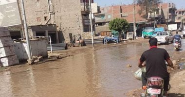 شكوى من انتشار مياه الصرف الصحى فى قرية نوب طريف بالدقهلية
