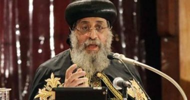 بالصور.. البابا تواضروس يلقى العظة للأقباط بكنيسة مارجرجس فى طنطا