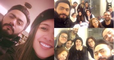 تامر حسنى ينشر صور بروفات مسلسله الجديد "وعلى رأى المثل" 