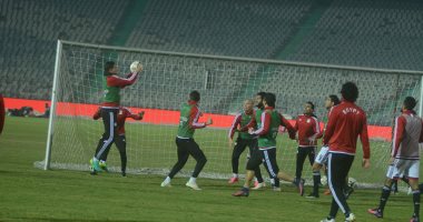 بالصور.. تدريبات ترفيهية للاعبى المنتخب استعدادا لودية تونس