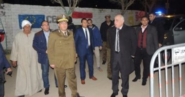 مدير أمن المنيا يتفقد عددا من المطرانيات والكنائس فى المحافظة
