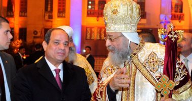 صفحة الرئيس السيسى تهنئ الشعب المصرى بعيد الميلاد المجيد