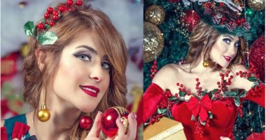 هيدى كرم تنشر صورها بملابس "الكريسماس" على إنستجرام