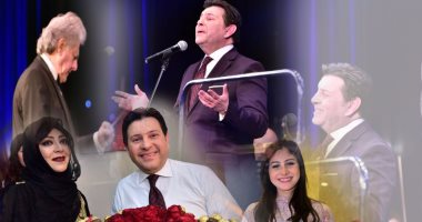 هانى شاكر يشدو بأجمل أغانيه تحت قيادة المايسترو سليم سحاب