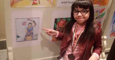 الطفلة شهد محمود تشارك فى "أنا مبدع" بـ25 صورة