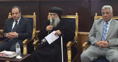 بالصور.. الأنبا باخوميوس: مشاركة السيسى باحتفالاتنا نقطة تحول فى التاريخ