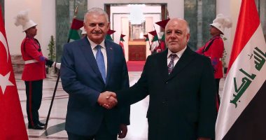 بالصور.. ننشر بيان اجتماع رئيس وزراء العراق ونظيره التركى يلدريم