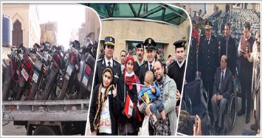 "عاش الرجال".. بالصور.. الداخلية تقدم كشف حساب 2016.. بيان الوزارة يؤكد: قدمنا 152 شهيدا و2323 مصابا.. وضبط 17 ألفا و688 طن أرز و29 ألفا و613 طن سكر.. والسيطرة على 38 ألفا و926 حريقا