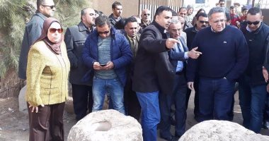 ‏بالصور ..وزير الآثار : نعتمد على الجهود الذاتية فى الترميم