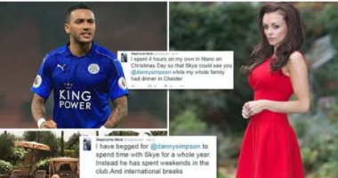 زوجة لاعب ليستر السابقة تطالبه بالإنجاب منها لتعفيه من نفقة ابنتهما الأولى