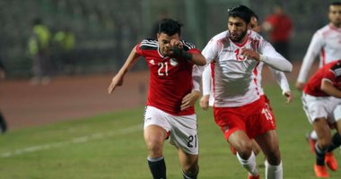 شاهد.. تفاعل الجمهور مع طائرة نقل مباراة مصر وتونس