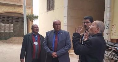 بالصور.. وكيل إسكان المنوفية يتابع تنفيذ مبنى القوى العاملة ببركة السبع
