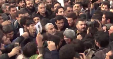 بالفيديو.. ظهور قاسم سليمانى فى جنازة رفسنجانى