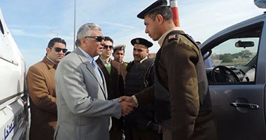 بالصور.. جولة مفاجئة لمدير أمن البحيرة على الخدمات بالطريق الدولى الساحلى