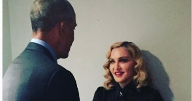 مادونا لـ"أوباما" بعد خطاب الوداع: كنت الملك بين الرجال