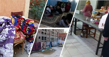 بالصور.. "اليوم السابع" يرصد شكاوى نزلاء دار مسنين بالإسكندرية.. مسن كفيف: "عامل بالدار بيخرجنى أتسول على المقاهى ليلا".. وابنة نزيلة: "لبسوا أمى ملابس صيفى فى عز الشتاء"