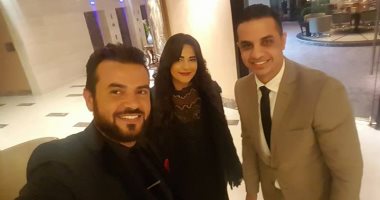 سامو زين وزوجته دينا صالح ينتظران مولودهما الأول