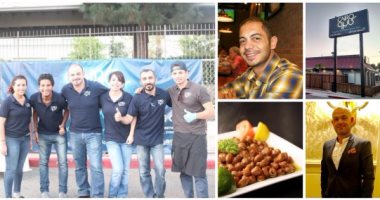 الكوارع وصلت أمريكا.. بالصور .. مصريان يفتتحان أول مسمط فى كاليفورنيا