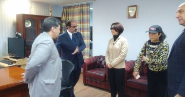 وفد صينى يتفقد مستشفى شرم الشيخ الدولى