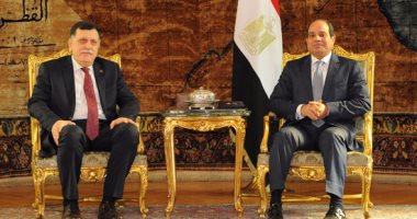 السيسى يؤكد دعم مصر لتوافق المؤسسات الوطنية الليبية دون أى تدخل خارجى